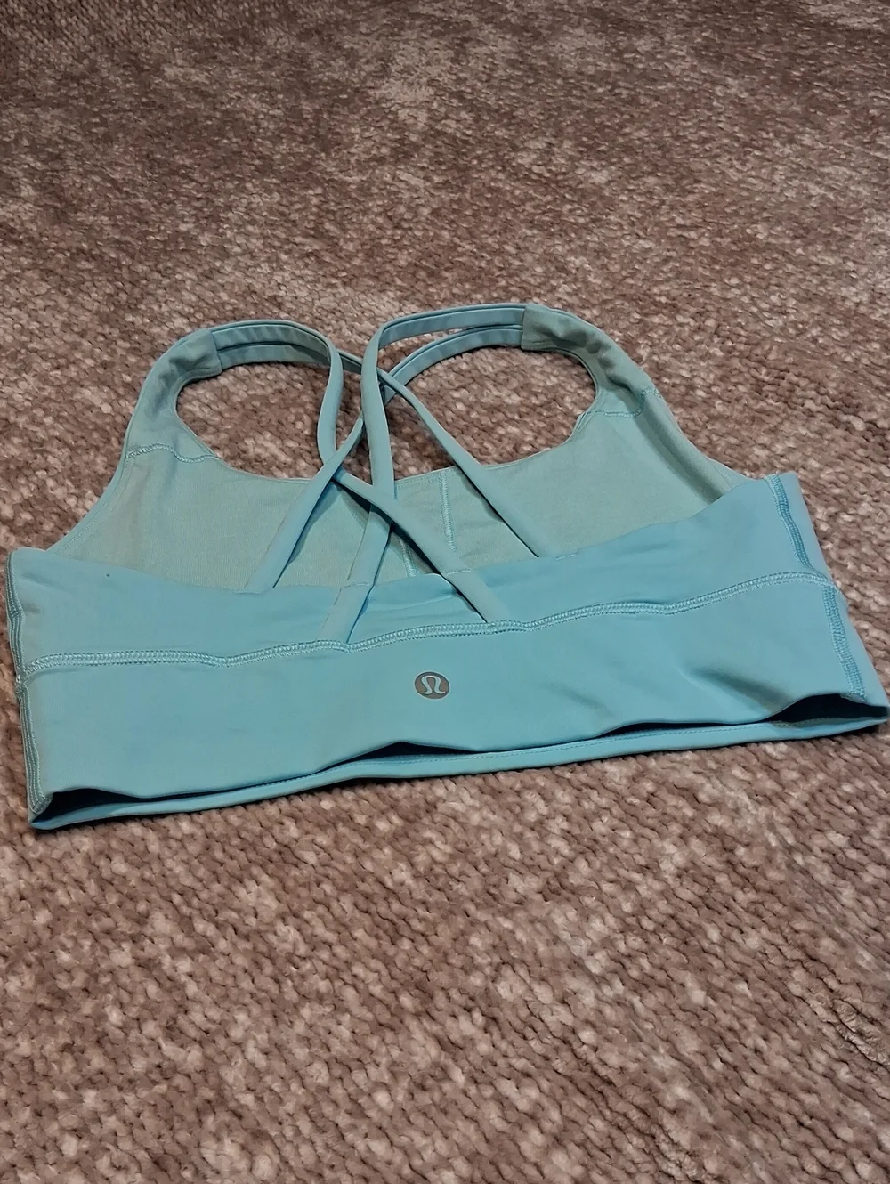lululemon athletica Teal Cross-Back Sports Bra